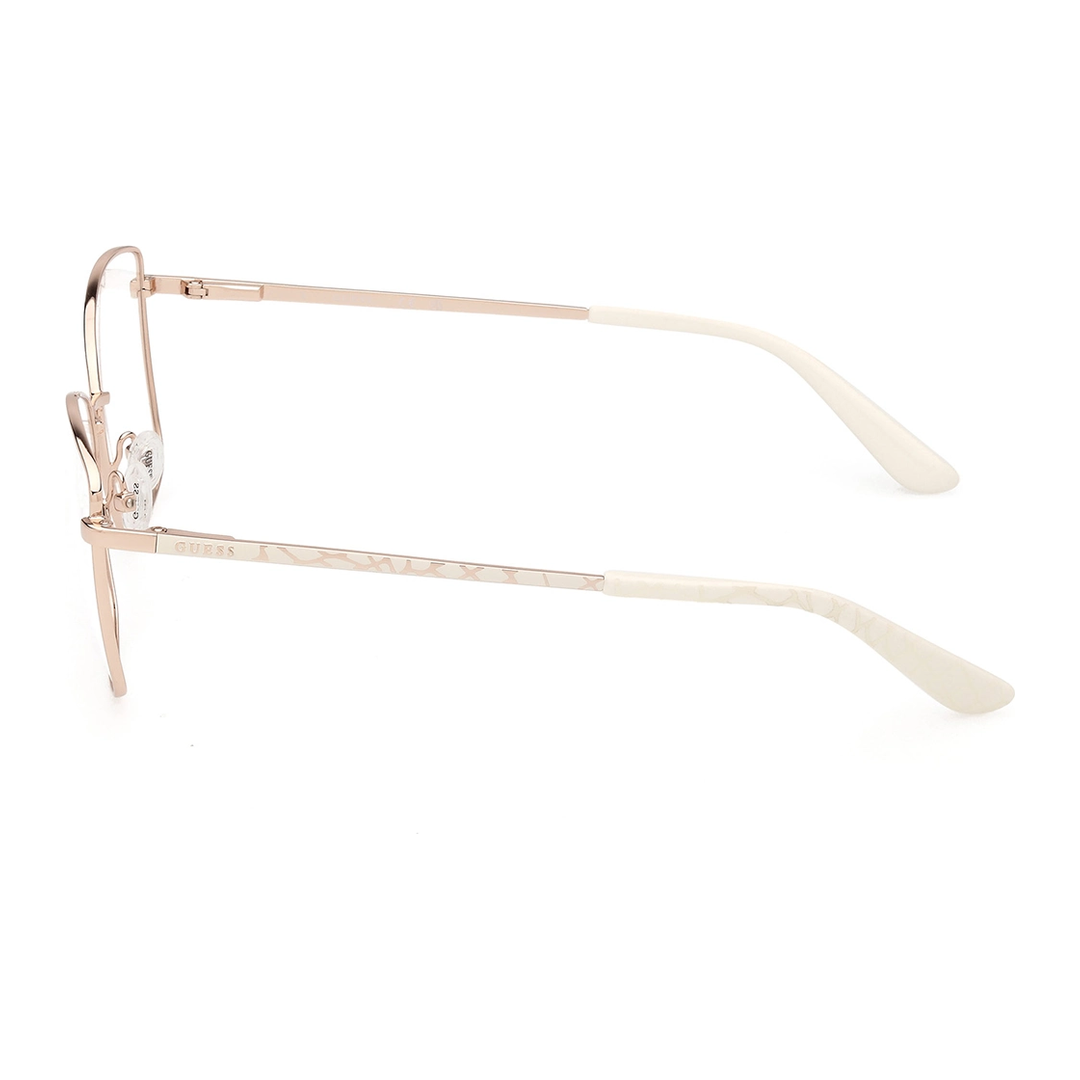 Oculos De Grau Guess Feminino Metal Irregular Dourado Gu50170 56
