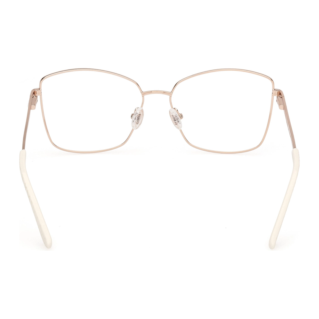 Oculos De Grau Guess Feminino Metal Irregular Dourado Gu50170 56