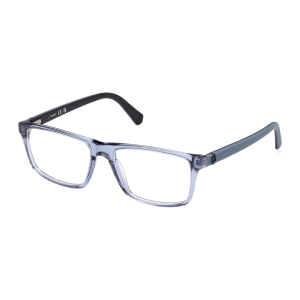 Oculos De Grau Guess Masculino Acetato Retangular Azul Gu50130 57