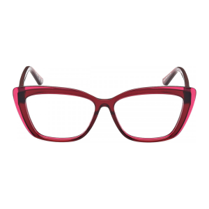 Oculos De Grau Guess Feminino Acetato Gatinho Vermelho Gu2977 55