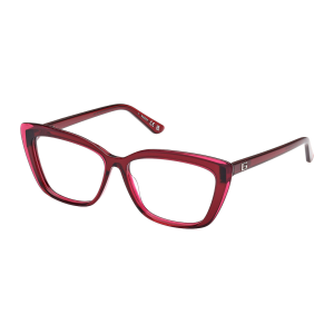 Oculos De Grau Guess Feminino Acetato Gatinho Vermelho Gu2977 55