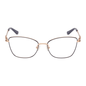 Oculos De Grau Guess Feminino Metal Dourado Borboleta Gu2974 56