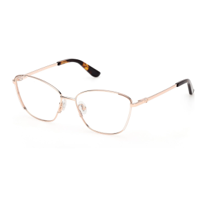 Oculos De Grau Guess Feminino Metal Dourado Gatinho Gu50224 56
