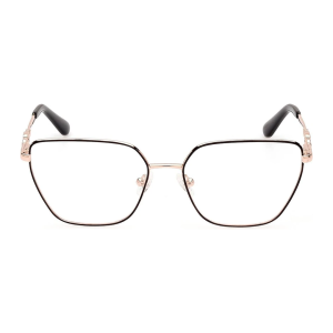 Oculos De Grau Guess Feminino Metal Preto Quadrado Gu2952 55