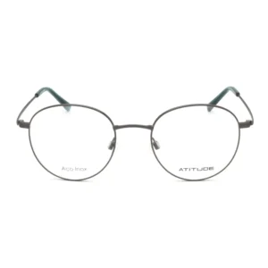 Óculos de Grau Infantil Masculino Atitude AT2134M – Metal Redondo Grafite