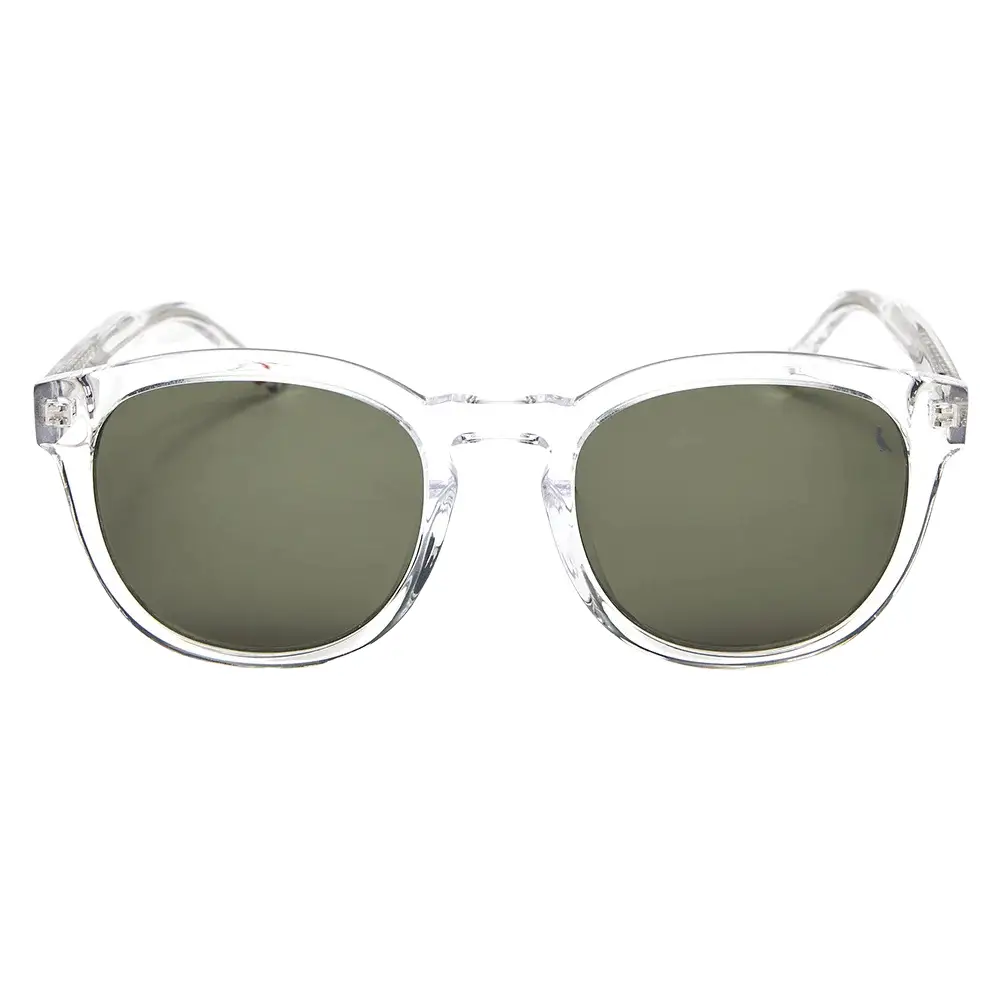 Óculos de Sol Masculino Reserva RSV6002S – Acetato Quadrado Transparente Lente Verde