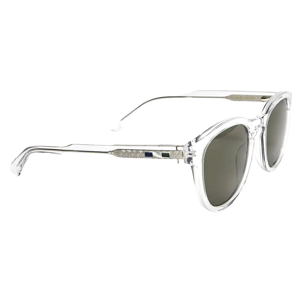 Óculos de Sol Masculino Reserva RSV6002S – Acetato Quadrado Transparente Lente Verde