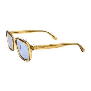 Óculos de Sol Feminino Reserva RS6003S – Acetato Quadrado Caramelo Transparente Lente Azul