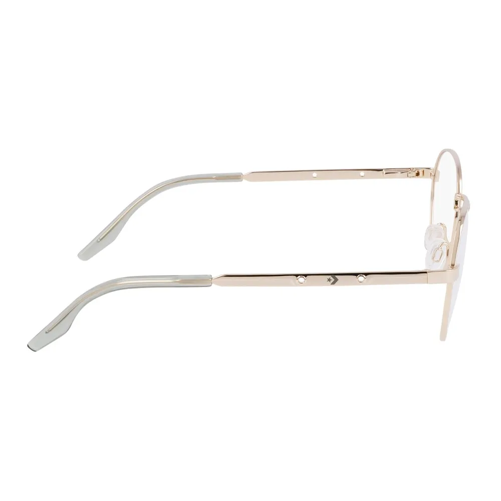 Óculos de Grau Unissex Converse CV1025 – Metal Redondo Dourado