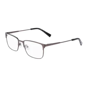Óculos de Grau Masculino Marchon M-2021 – Metal Aro Fechado Retangular Chumbo