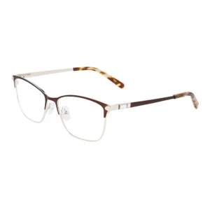 Óculos de Grau Feminino Marchon M-4019 – Metal Retangular Dourado