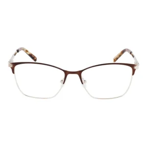 Óculos de Grau Feminino Marchon M-4019 – Metal Retangular Dourado