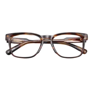 Óculos de Grau Masculino Evoke For You DX180 – Acetato Quadrado Marrom Estampado