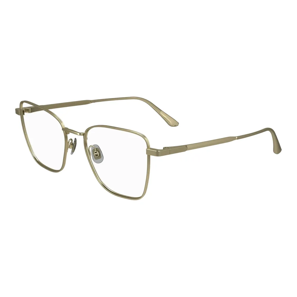 Óculos de Grau Feminino Calvin Klein Ck24102 - Metal Aro Total Quadrado Dourado