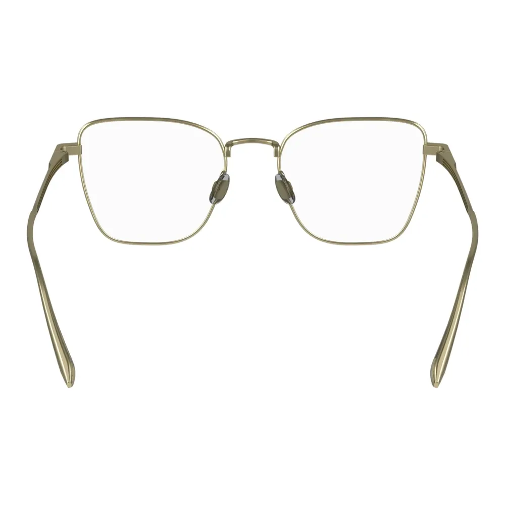 Óculos de Grau Feminino Calvin Klein Ck24102 - Metal Aro Total Quadrado Dourado