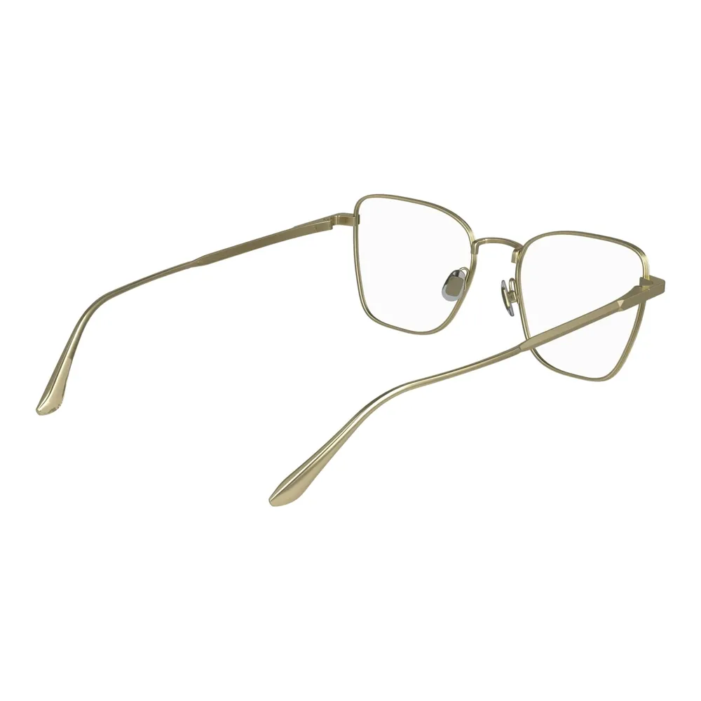 Óculos de Grau Feminino Calvin Klein Ck24102 - Metal Aro Total Quadrado Dourado