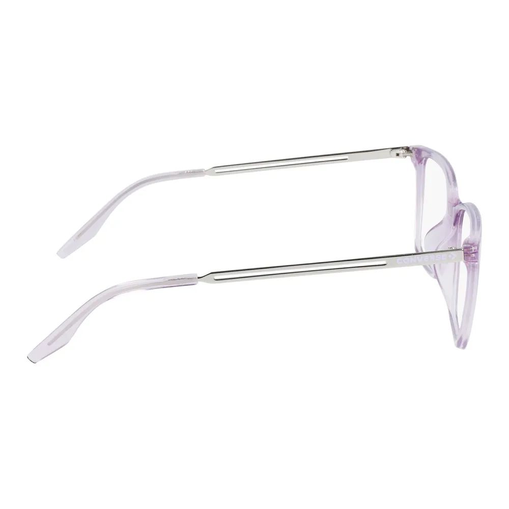Óculos de Grau Feminino Converse Cv8002N - Acetato Lilas Transparente