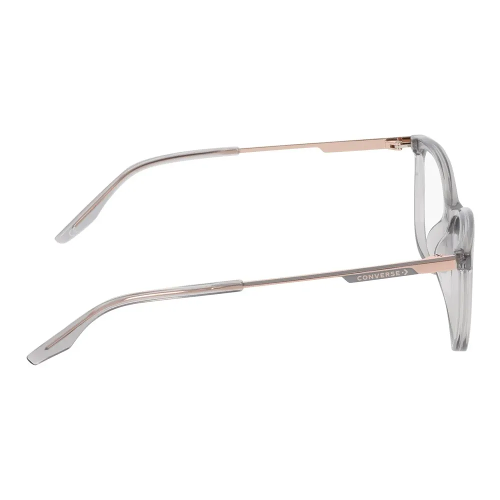 Óculos de Grau Feminino Converse Cv8014N - Acetato Cinza Transparente