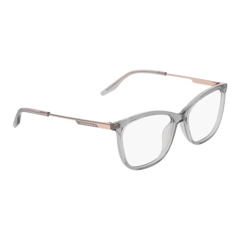 Óculos de Grau Feminino Converse Cv8014N - Acetato Cinza Transparente