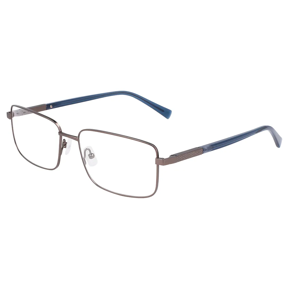 Óculos de Grau Masculino Marchon M-2029N - Metal Aro Total Prata