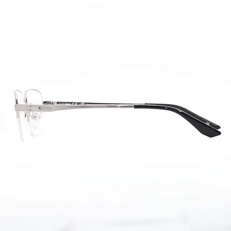 Óculos de Grau Masculino BMW 5045-H - Fio de Nylon Retangular Prata - Imagem 3