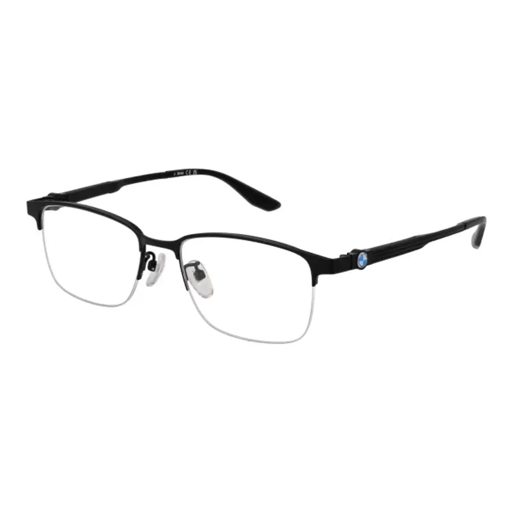 Óculos de Grau Masculino BMW 5051-H - Fio de Nylon Retangular Preto - Imagem 2