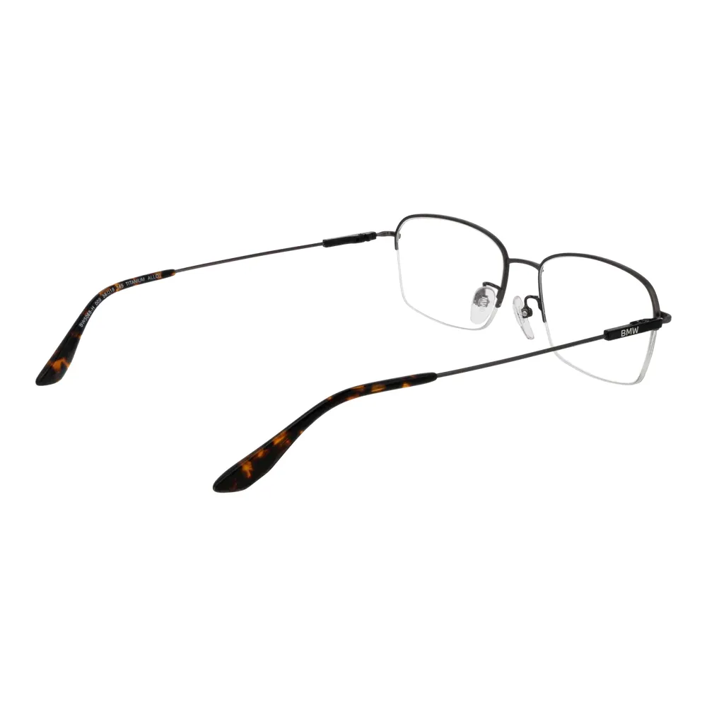 Óculos de Grau Masculino BMW 5068-H - Fio de Nylon Retangular Prata - Imagem 4