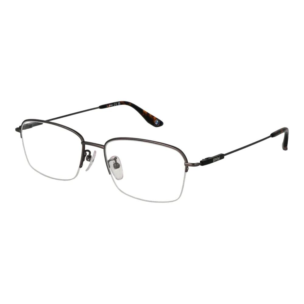 Óculos de Grau Masculino BMW 5068-H - Fio de Nylon Retangular Prata - Imagem 2