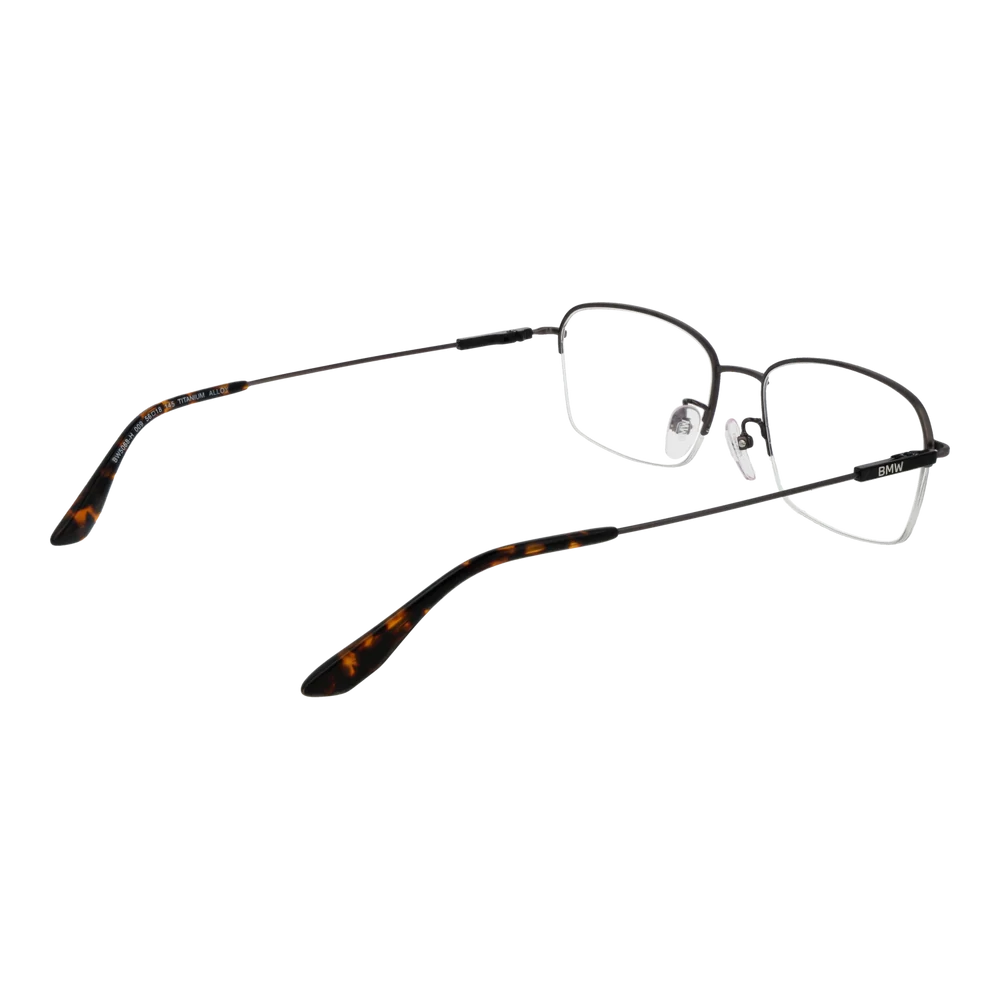 Óculos de Grau Masculino BMW 5068-H - Fio de Nylon Retangular Prata - Imagem 3