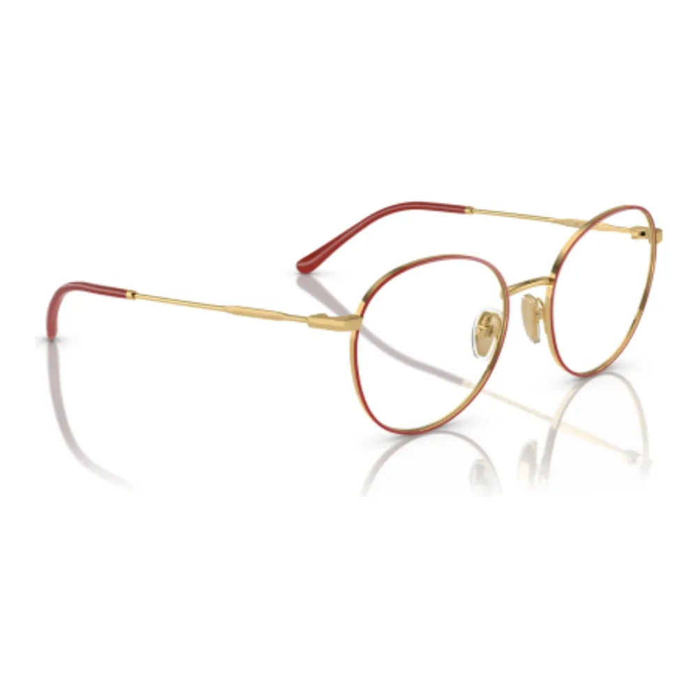 Óculos de Grau Feminino Vogue 0VO4280 Metal Redondo Vermelho - Imagem 5