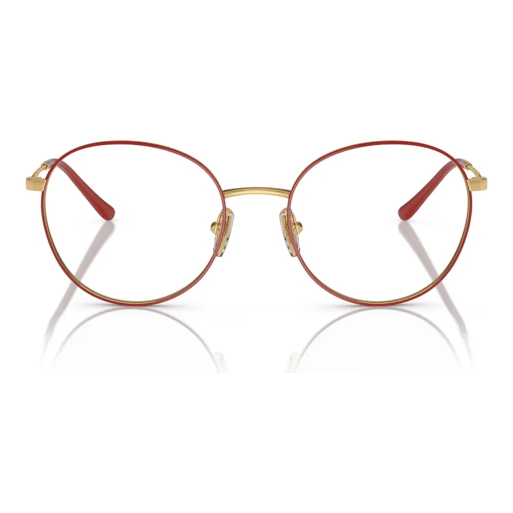 Óculos de Grau Feminino Vogue 0VO4280 Metal Redondo Vermelho