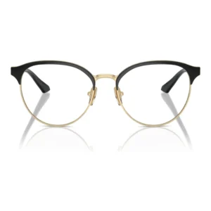 Óculos de Grau Feminino Vogue 0VO4305 Metal Redondo Preto