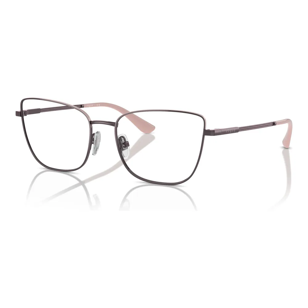 Óculos de Grau Feminino Vogue 0VO4307 Metal Aro Total Gatinho Cobre - Imagem 2