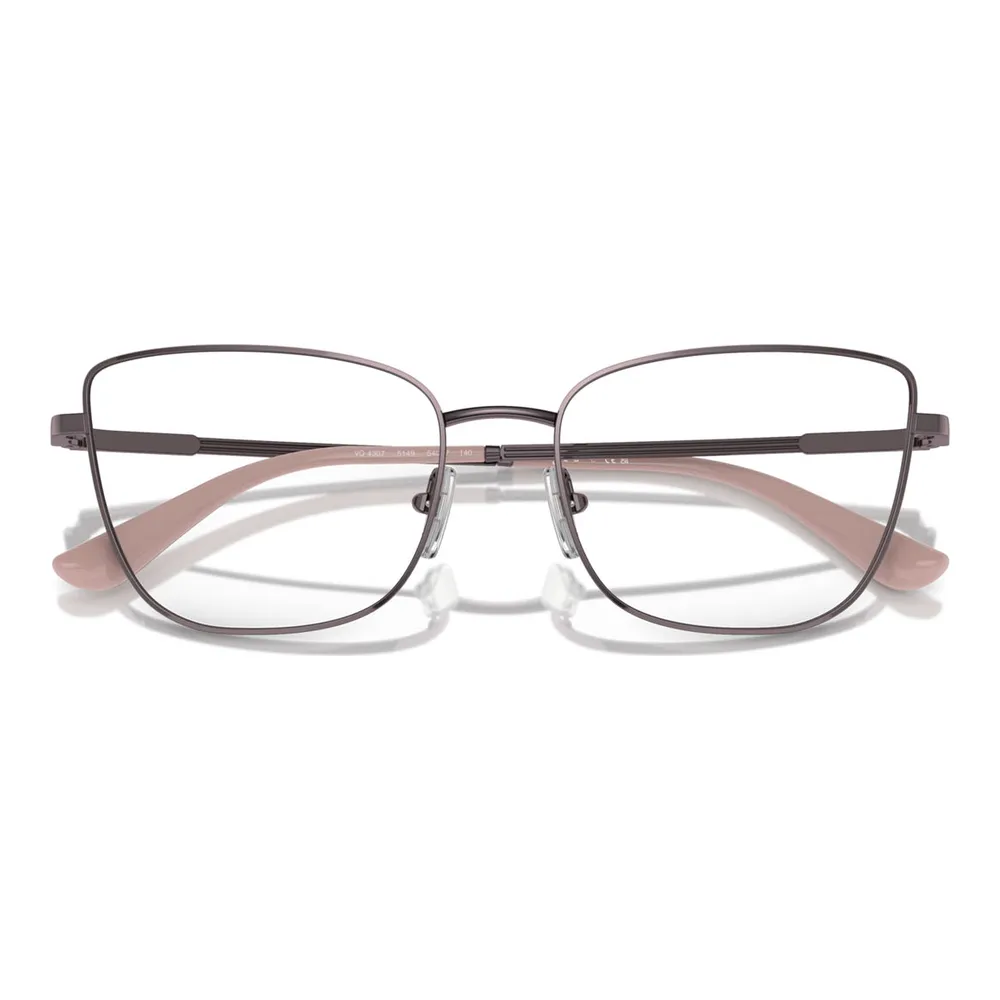 Óculos de Grau Feminino Vogue 0VO4307 Metal Aro Total Gatinho Cobre - Imagem 6