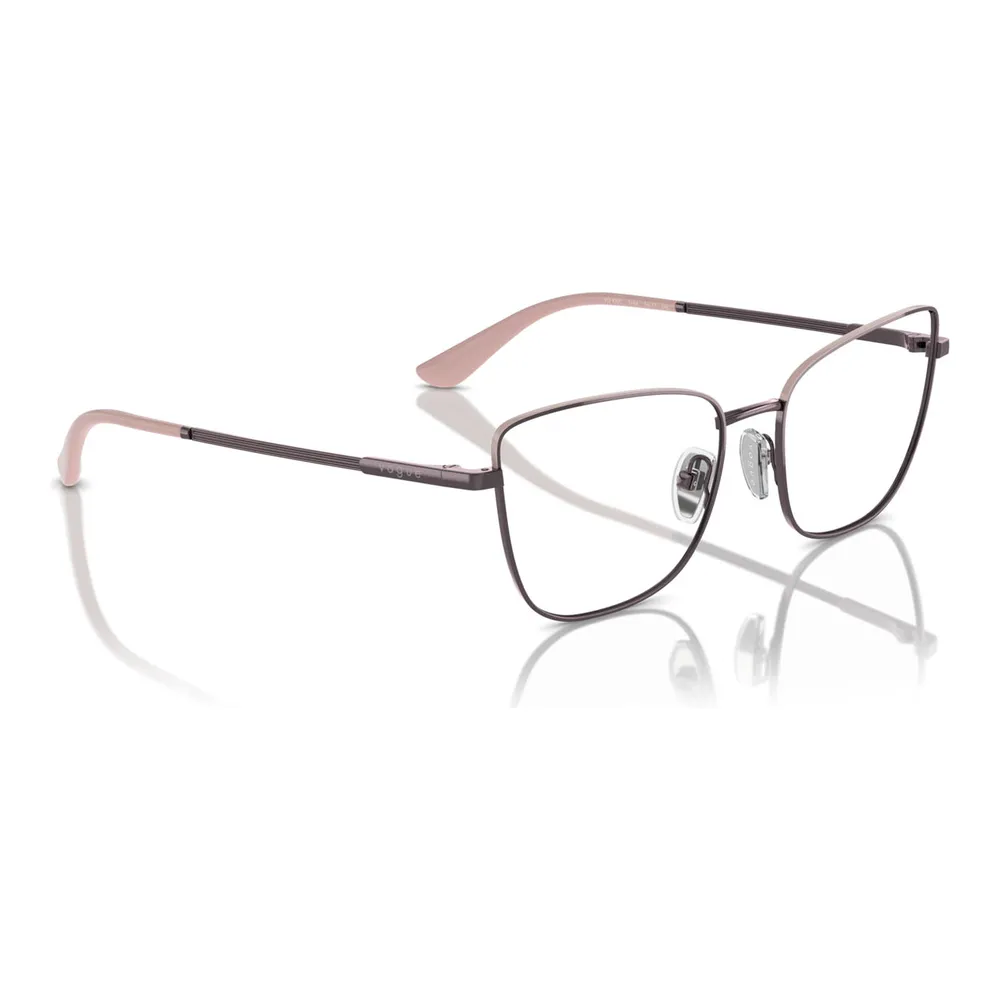 Óculos de Grau Feminino Vogue 0VO4307 Metal Aro Total Gatinho Cobre - Imagem 5
