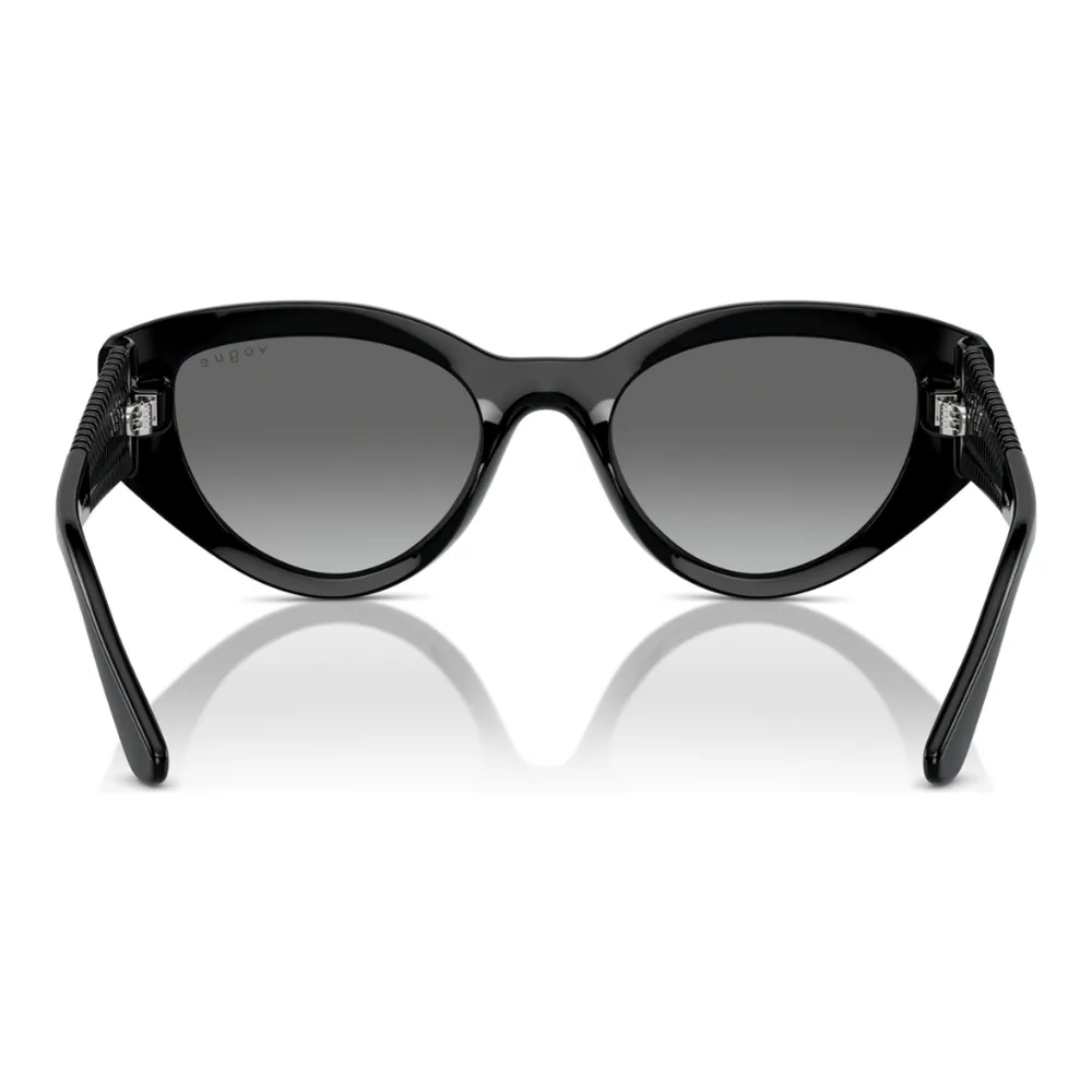 Óculos de Sol Feminino Vogue 0VO5566S Acetato Gatinho Preto - Imagem 4