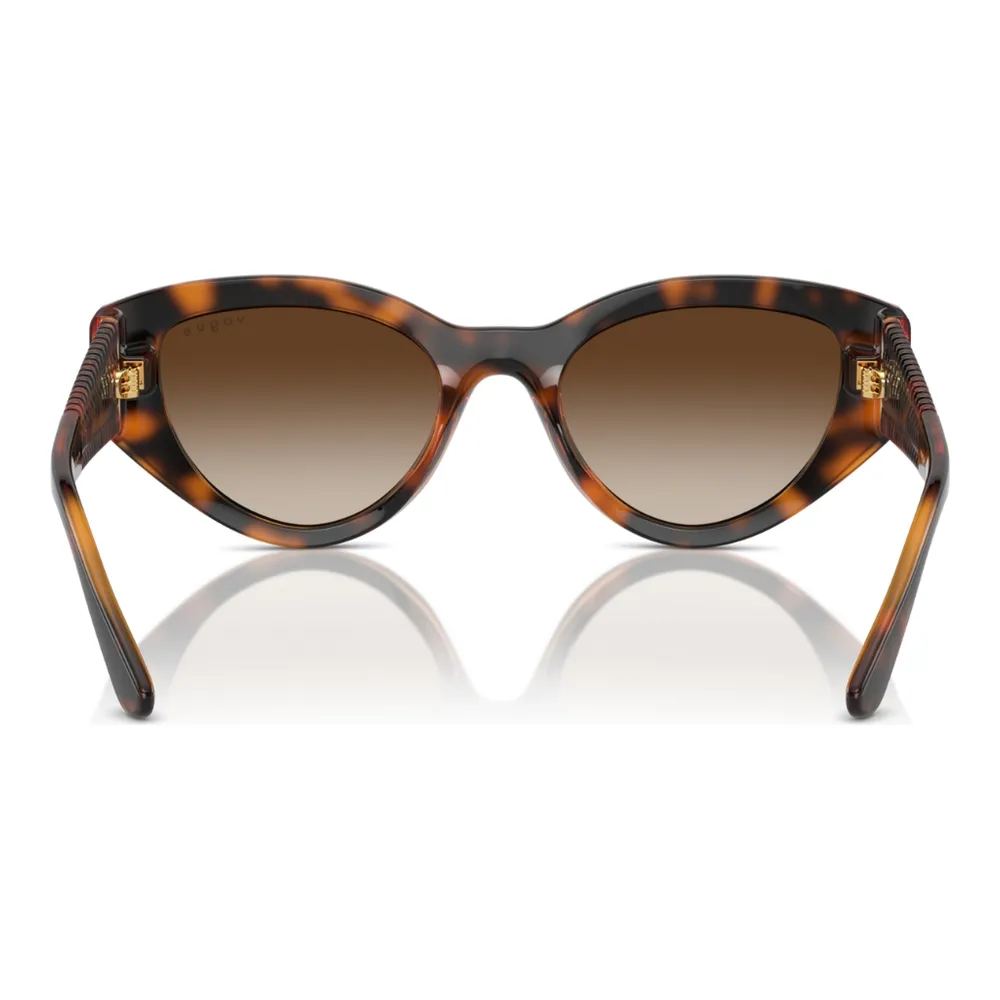 Óculos de Sol Feminino Vogue 0VO5566S Acetato Gatinho Preto - Imagem 4