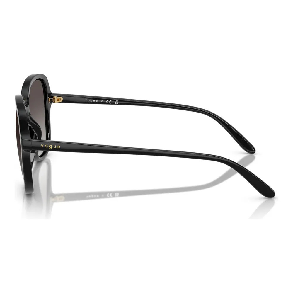 Óculos de Sol Feminino Vogue 0VO5601S Borboleta Preto - Imagem 3