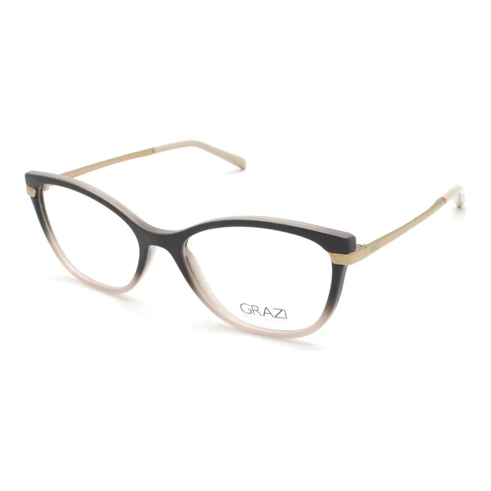 Óculos de Grau Feminino Grazi Massafera GZ3056 Acetato Gatinho Cinza - Imagem 2