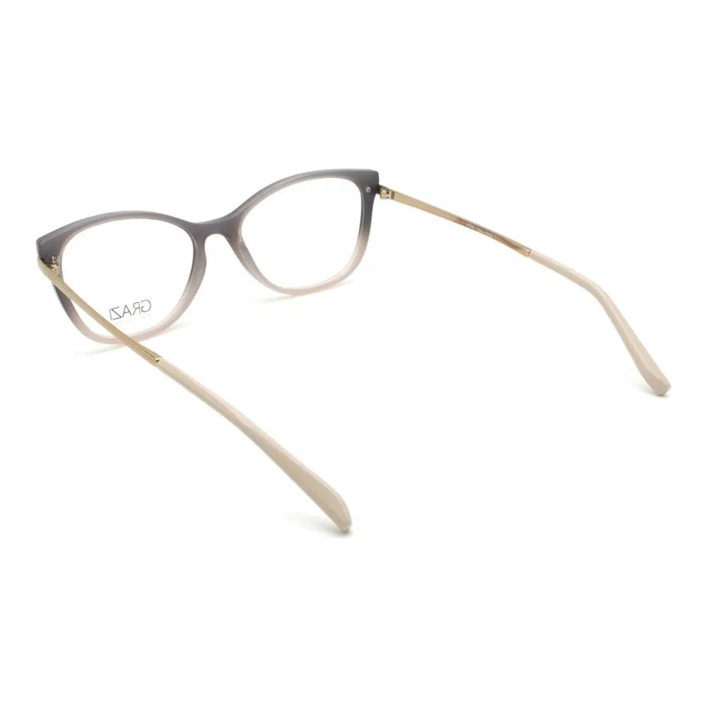 Óculos de Grau Feminino Grazi Massafera GZ3056 Acetato Gatinho Cinza - Imagem 4