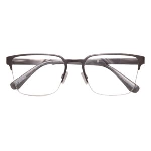 Óculos de Grau Masculino Evoke FOR YOU DX192 Metal Retangular Chumbo
